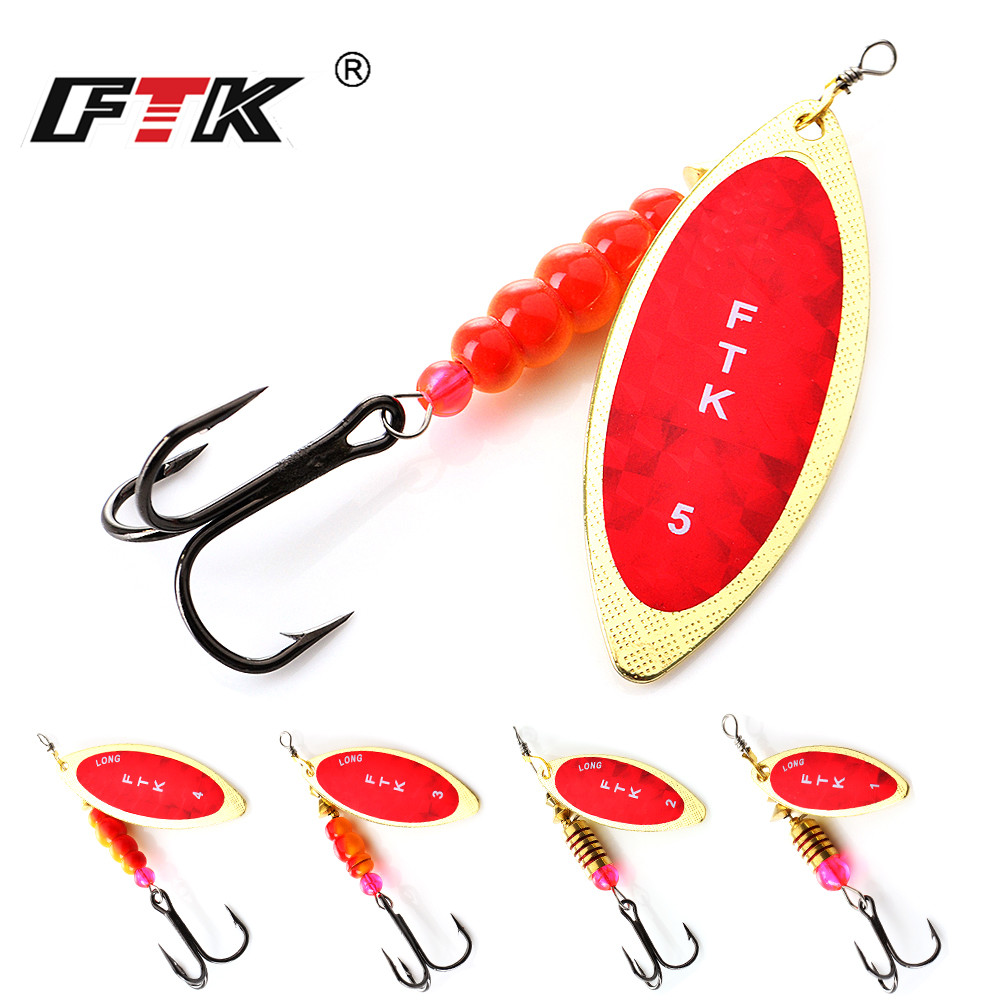 Fishing Lure Spoon - FTK Spinner Bait 4G/7G/12G/18G/30G Spoon Lures