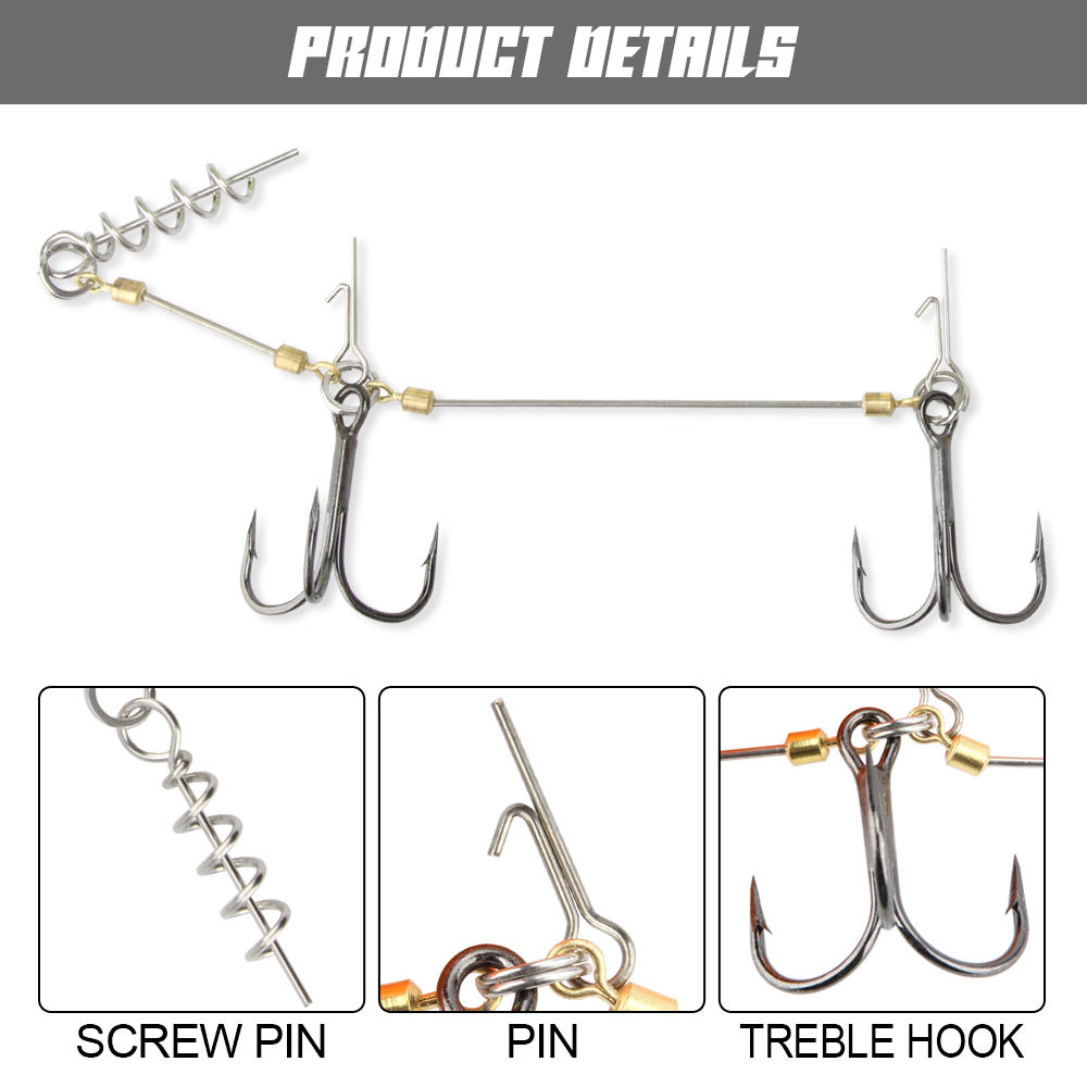 Spinpoler Pike Stinger Rig Hoo - Fishing Lure Swimbait recension och pris