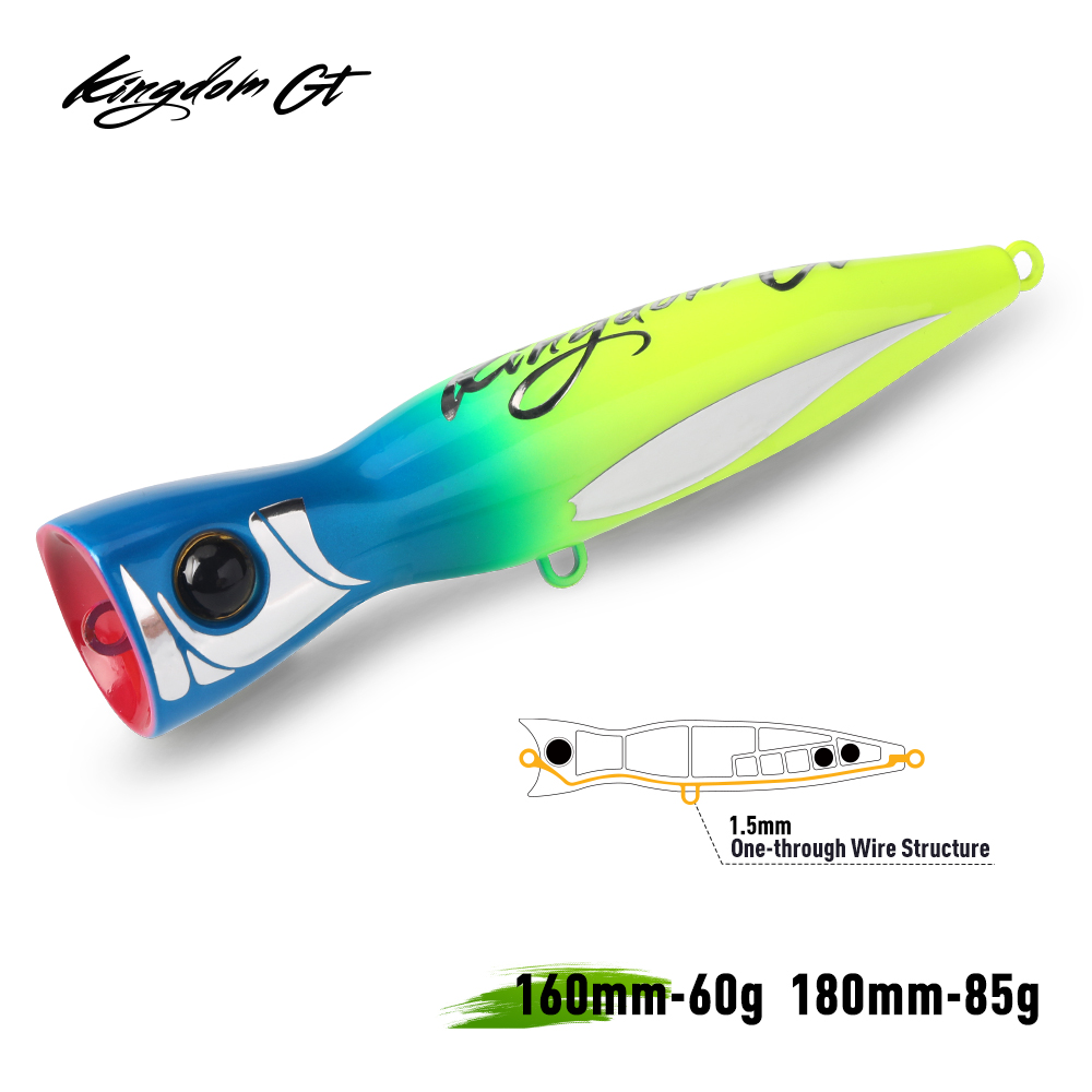 Kingdom GT Topwater Popper Fis - Fishing Lure Buzzbait recension och pris