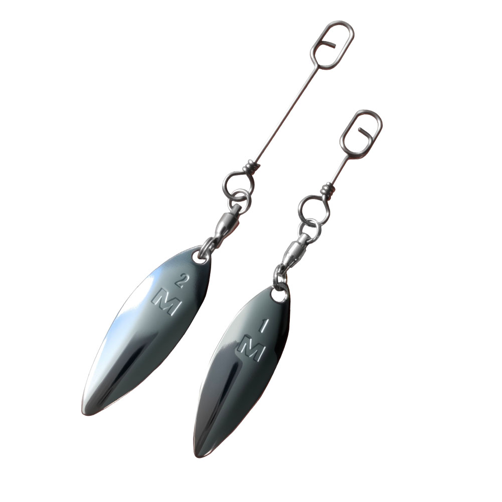 10pcs Willowleaf Blades Spinne - Fishing Lure Buzzbait recension och pris