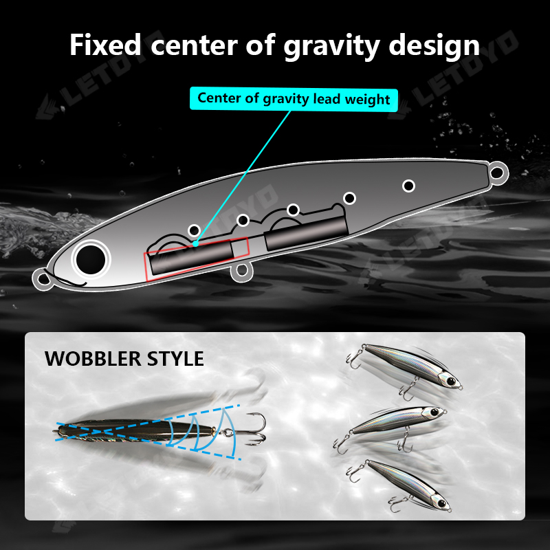LETOYO Sinking Pencil 17g 12g- - Fishing Lure Spoon recension och pris