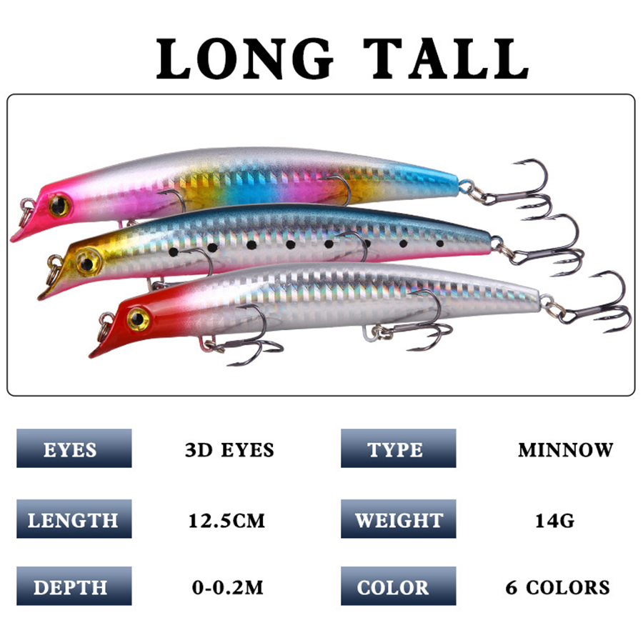 6pcs Crankbaits Fishing Lures  - Fishing Lure Swimbait recension och pris