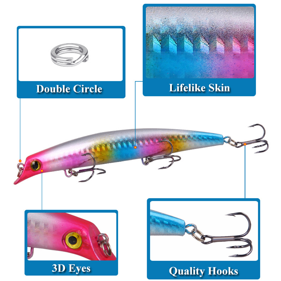 6pcs Crankbaits Fishing Lures  - Fishing Lure Swimbait recension och pris