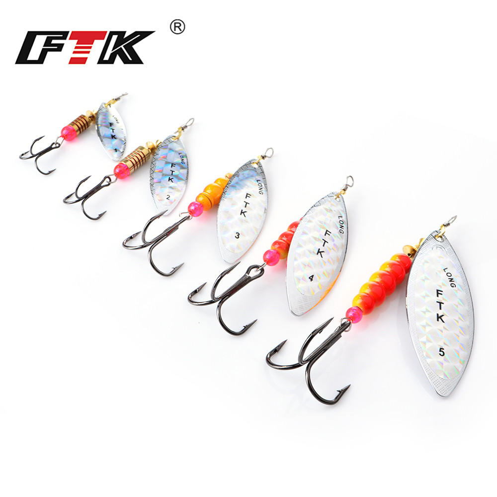 FTK Spinner Bait 4G/7G/12G/18G - Fishing Lure Spoon recension och pris