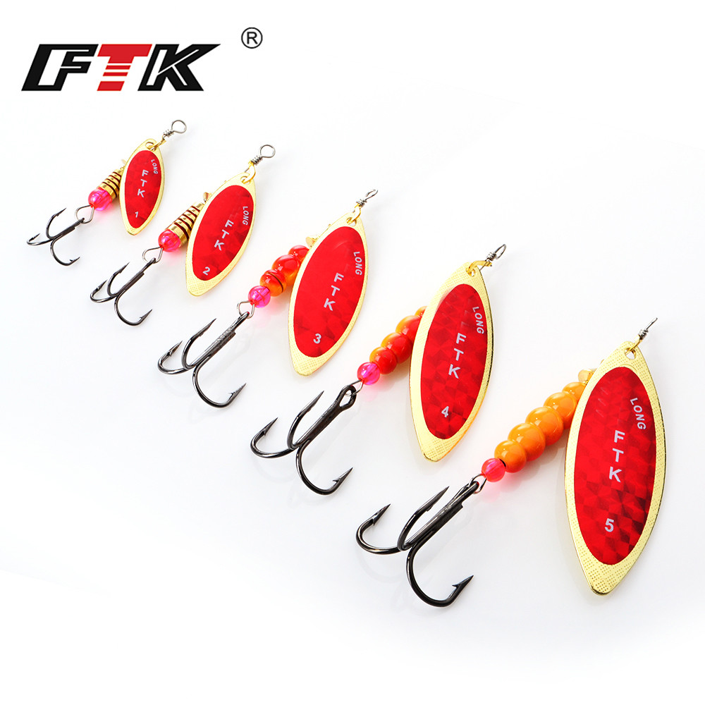 FTK Spinner Bait 4G/7G/12G/18G - Fishing Lure Spoon recension och pris