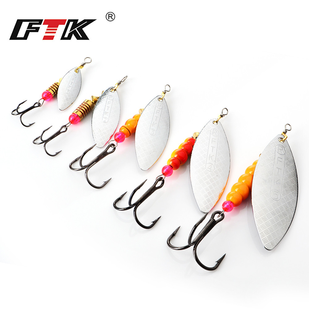 FTK Spinner Bait 4G/7G/12G/18G - Fishing Lure Spoon recension och pris