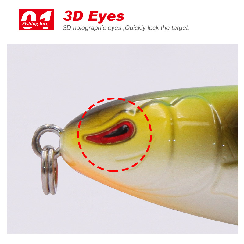 TacklePRO PE20 Whopper Plopper - Fishing Lure Soft Plastic recension och pris