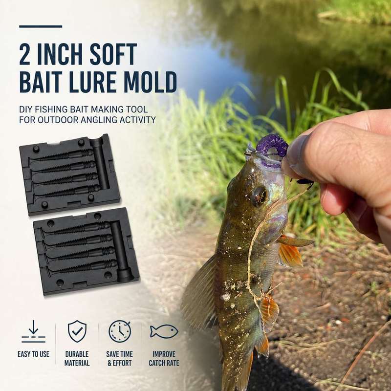 2 Inch Soft Bait Lure Mold DIY - Fishing Lure Kit recension och pris