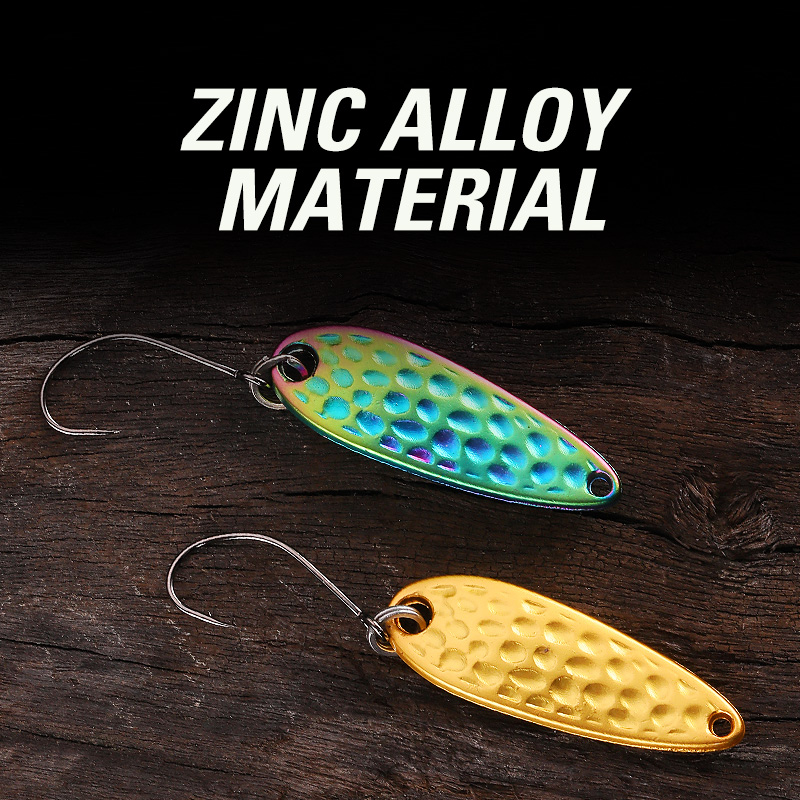 12pcs Zinc Alloy Metal Spoon L - Fishing Lure Spoon recension och pris