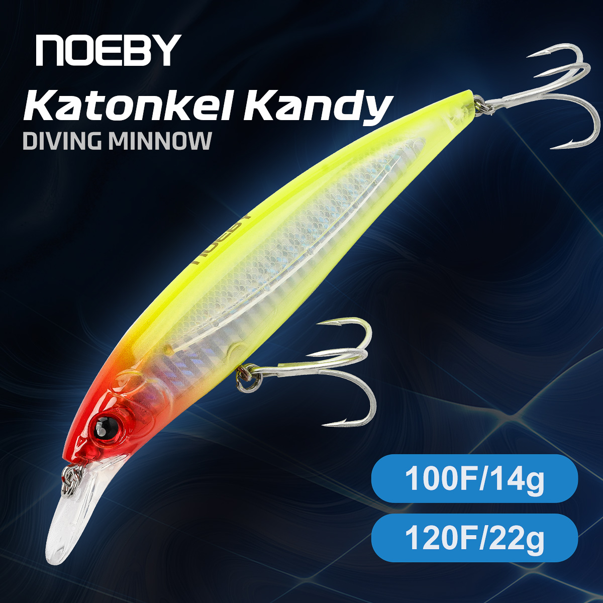 NOEBY Minnow Fishing Lure 100m - Fishing Lure Topwater recension och pris