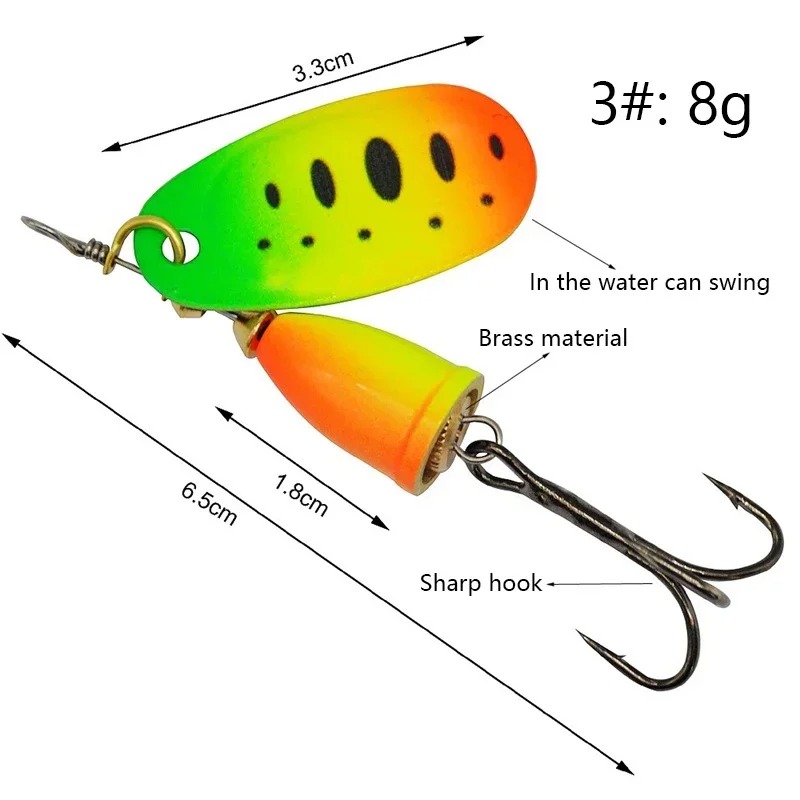 Fishing Spinner Lure 8g Metal  - Fishing Lure Blade Bait recension och pris