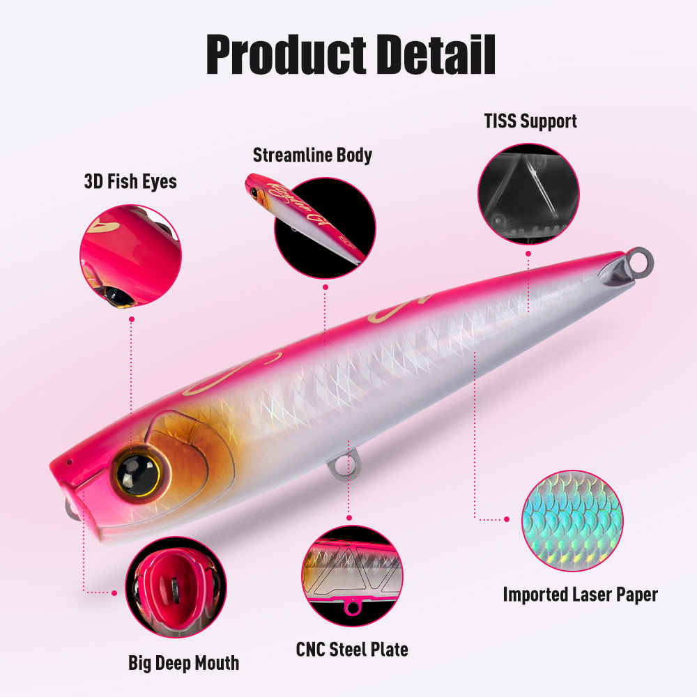 YOOFISH GT Fishing Lure Topwat - Fishing Lure Buzzbait recension och pris