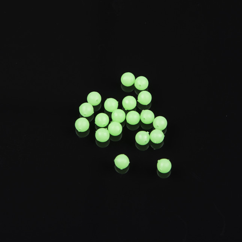 100pcs 5mm Green Luminous Plas - Fishing Lure Soft Plastic recension och pris