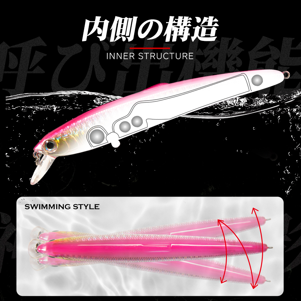 Hunthouse Saruna Minnow Jerkba - Fishing Lure Topwater recension och pris